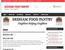 Tablet Screenshot of dedhamfoodpantry.org